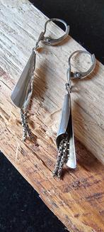 Zilveren vintage oorbellen andreas daub, Verzenden, Zo goed als nieuw, Zilver, Zilver