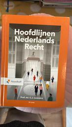 C.J. Loonstra - Hoofdlijnen Nederlands recht, Ophalen of Verzenden, Zo goed als nieuw, C.J. Loonstra