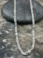 Prachtige 925 zilveren koningsketting met stenen, Sieraden, Tassen en Uiterlijk, Kettingen, Ophalen of Verzenden, Zo goed als nieuw