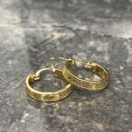 14k gouden oorbellen versace model, Ophalen of Verzenden, Nieuw, Goud