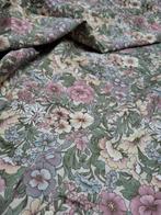 Vintage Bloemen Gordijnen, 4 x 75 cm breed en 170 cm hoog, Gebruikt, Vintage, Ophalen of Verzenden, 200 cm of meer