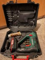 Parkside boorhamer set met koffer en 1 accu, Doe-het-zelf en Verbouw, Gereedschap | Boormachines, Ophalen of Verzenden, Zo goed als nieuw
