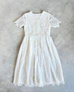 NIEUW: Korte witte trouwjurk van kant, Ophalen of Verzenden, Nieuw, Wit, Trouwjurk
