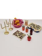 Barbie Mattel 12 keukenspulletjes, Ophalen of Verzenden, Gebruikt, Pop