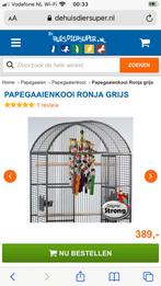 Papegaaienkooi, Dieren en Toebehoren, Vogels | Hokken en Kooien, Ophalen, Metaal, Vogelkooi