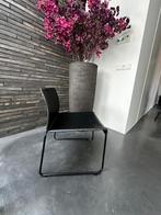 Matteo Grassi Tweety stoel Zwart leder € 150,-, Ophalen, Zwart, High-end Furniture, Zo goed als nieuw