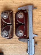 Partij tufnol schootklemmen / cam cleats 8 stuks, Ophalen of Verzenden, Gebruikt, Lijn of Blok