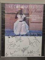 The Cat Empire - Gesigneerde Tour Poster 42x60cm, Verzamelen, Posters, Rechthoekig Staand, Met lijst, Ophalen of Verzenden, Zo goed als nieuw
