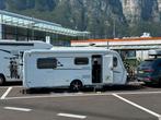 Eriba Feeling 442 moving incl slaapdak 5 pers incl mover, Caravans en Kamperen, Rondzit, Vast bed, Bedrijf, 4 tot 5 meter
