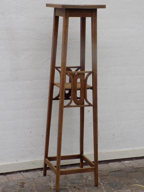 Plantentafel tafel piedestal hoog model art deco jugendstil, Huis en Inrichting, Woonaccessoires | Overige, Gebruikt, Ophalen of Verzenden