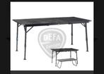Defa Campingtafel met verlengstuk - Nieuw!, Ophalen, Nieuw, Campingtafel