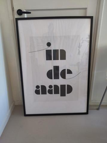 Zwarte Ikea lijst 73-102 cm