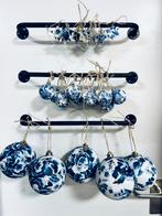 25 stuks delfts blauwe kerstballen sterren chinees blauw, Ophalen of Verzenden, Zo goed als nieuw, Nvt, Nvt