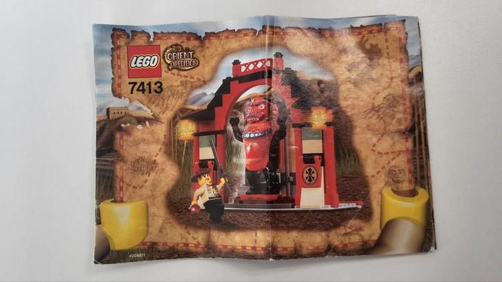 LEGO 7413 Passage of Jun-Chi €25,-, Kinderen en Baby's, Speelgoed | Duplo en Lego, Lego, Complete set, Ophalen of Verzenden