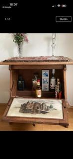 Houten drankenkast / cellaret, Antiek en Kunst, Antiek | Meubels | Kasten, Ophalen
