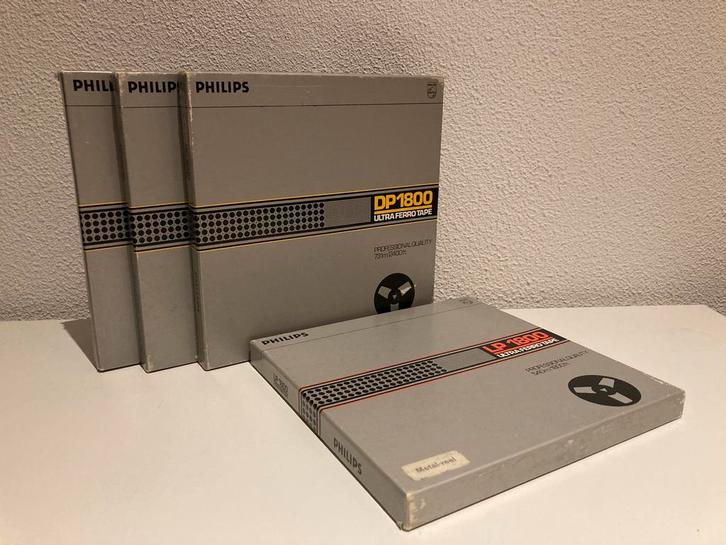 Philips DP1800 en LP1800 geluidsbanden 18 cm, Audio, Tv en Foto, Bandrecorders, Ophalen of Verzenden