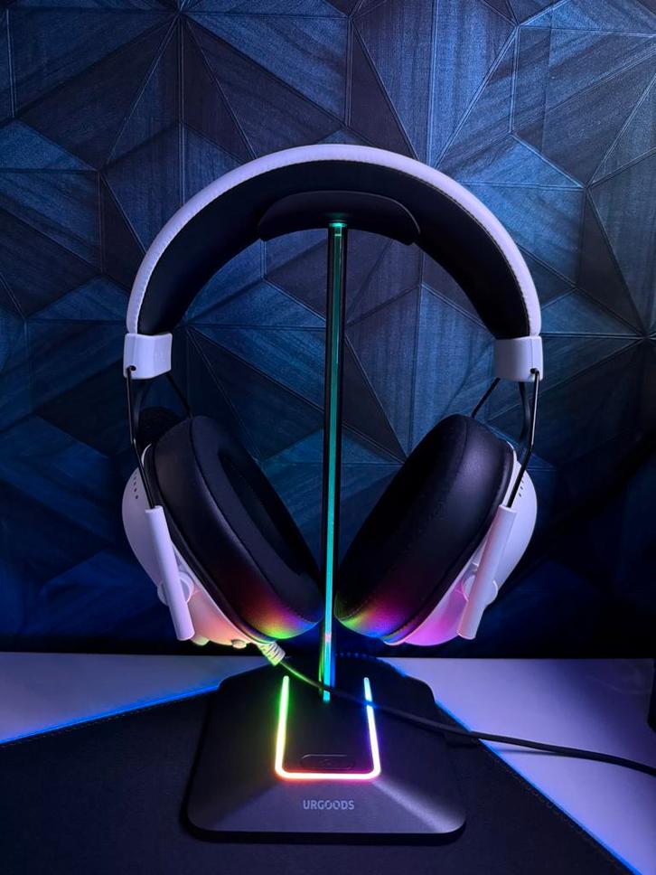 Razer Blackshark V2 Wit, Computers en Software, Headsets, Zo goed als nieuw, Over-ear, Bedraad, Gaming headset, Ophalen
