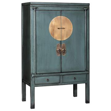 Chinees dressoir - Chinese kast - Chineese bruidskast Grijs beschikbaar voor biedingen