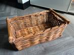 Rieten mand / lectuurmand, Huis en Inrichting, Ophalen, Zo goed als nieuw, Rechthoekig, Riet