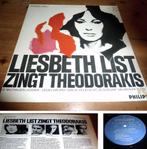 Liesbeth List zingt Theodorakis LP 1967 in mooie staat 03, Cd's en Dvd's, Ophalen of Verzenden, 1960 tot 1980, Gebruikt, 12 inch
