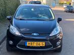 Ford Fiesta 1.4 titanium 97PK 2009 3DR zwart / airco, Voorwielaandrijving, Stof, 4 cilinders, Zwart