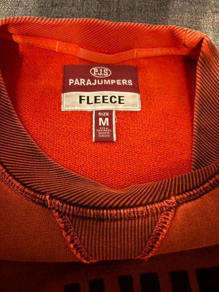 PJS Parajumpers Fleece Trui Maat M, Kleding | Heren, Truien en Vesten, Gedragen, Maat 48/50 (M), Rood, Ophalen of Verzenden