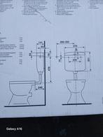 Toilet stortbak - Plieger Rhein 6 liter, Doe-het-zelf en Verbouw, Sanitair, Ophalen of Verzenden, Zo goed als nieuw, Toilet