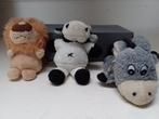 Knuffels: ezel, koe, leeuw, Ophalen of Verzenden, Zo goed als nieuw