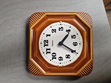 Vintage keramieken klok duits keukenklok beschikbaar voor biedingen
