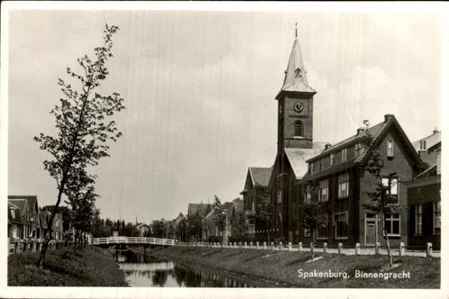 Spakenburg - Binnengracht, Verzamelen, Ansichtkaarten | Nederland, Gelopen, Utrecht, Voor 1920, Ophalen of Verzenden