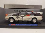 Audi Quattro GT Rally wit 1981 Sun Star metal 1:18 KRD, Hobby en Vrije tijd, Modelauto's | 1:18, Ophalen of Verzenden, Zo goed als nieuw