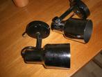 2 vintage chromen philips wandlampen, Huis en Inrichting, Ophalen of Verzenden, Gebruikt