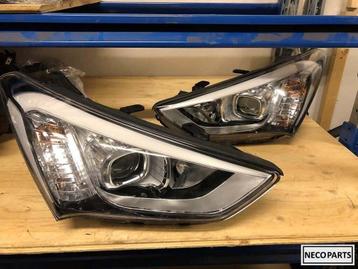Santa fe xenon led koplamp compleet origineel 2013-2017 beschikbaar voor biedingen
