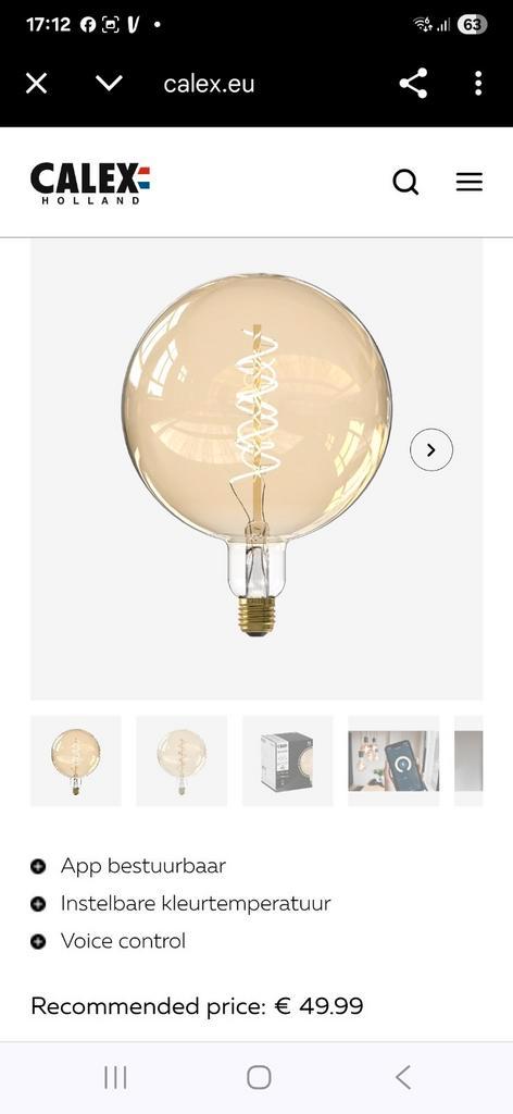 Nieuwe carex lampen.winkelprijs 50 euro ik heb er meerdere, Huis en Inrichting, Lampen | Losse lampen, Nieuw, Led-lamp, E27 (groot)