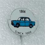 SP1197 Speldje 1964 Simca 1000 blauw, Ophalen of Verzenden, Gebruikt, Overige onderwerpen
