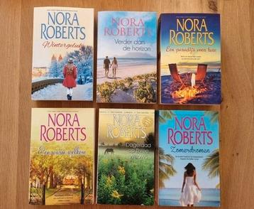 6 Nora Roberts boeken izgs