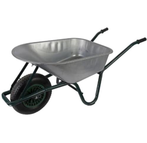 Kruiwagen - Verzinkt staal - 85 liter, Tuin en Terras, Kruiwagens, Nieuw, Handmatig, Eenwielig, Ophalen of Verzenden