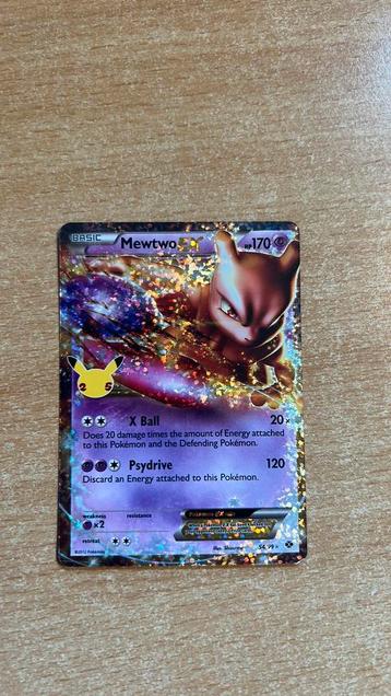 Mewtwo EX 54/99 Celebrations beschikbaar voor biedingen