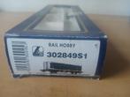 lima container wagen met railhobby container, Hobby en Vrije tijd, Modeltreinen | H0, Gebruikt, Gelijkstroom, Wagon, Ophalen of Verzenden
