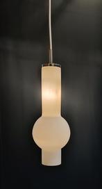 2 x Raak Lucifero Hanglampen jaren 1970's, Ophalen of Verzenden, Gebruikt, Glas, Minder dan 50 cm