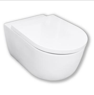 Hatria futura design hangtoilet met sofclose bril 2 x beschikbaar voor biedingen