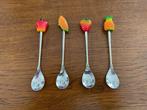 4 Lepels "Fruit" voor Koffie/Thee, Dessert, IJs, Fruit Nieuw, Ophalen of Verzenden, Nieuw, Rvs of Chroom