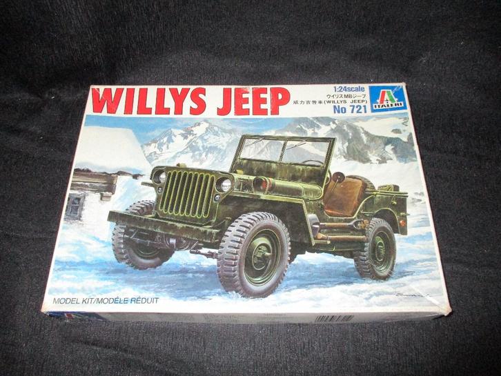 D-290,ITALERI 1-24,NO,721,Willys Jeep, Hobby en Vrije tijd, Modelbouw | Auto's en Voertuigen, Nieuw, Overige typen, 1:32 tot 1:50