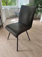 Eettafel stoelen antraciet, Huis en Inrichting, Ophalen, Zo goed als nieuw, Stof, Vijf, Zes of meer stoelen