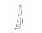 Aluminium ladder / plukladder 16 sporten, Zo goed als nieuw, Ophalen