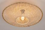 plafondlamp tafel woonkeuken bank bed lamp riet rotan 50cm, Huis en Inrichting, Lampen | Plafondlampen, Ophalen of Verzenden, Nieuw