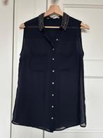 Mouwloze blouse Zara - mt S, Maat 38/40 (M), Blauw, Zara, Ophalen of Verzenden