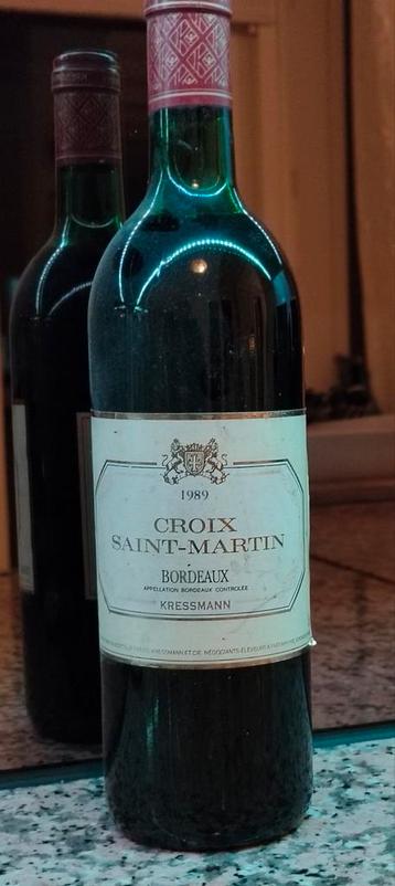 Croix Saint-Martin Bordeaux 1989 beschikbaar voor biedingen