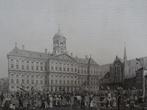 litho feest aanbieden nieuwe haring Paleis Amsterdam, 1825, Antiek en Kunst, Kunst | Etsen en Gravures, Verzenden