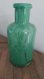 Vaas groen glas PTMD, Ophalen of Verzenden, Minder dan 50 cm, Groen, Glas